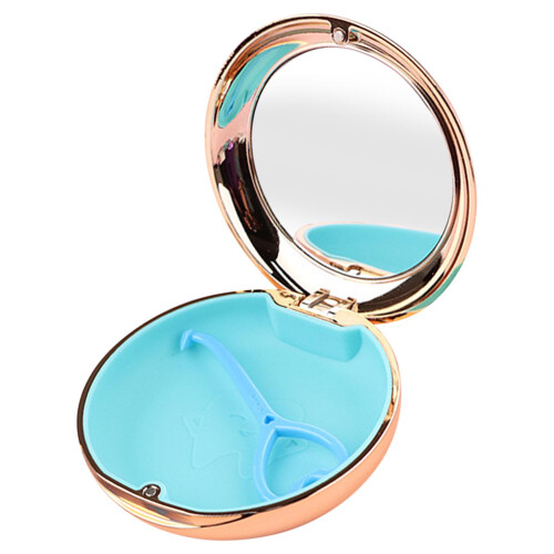 Compact Retainer Case with Mirror with Aligner Remover Tool Mouth Guar 1