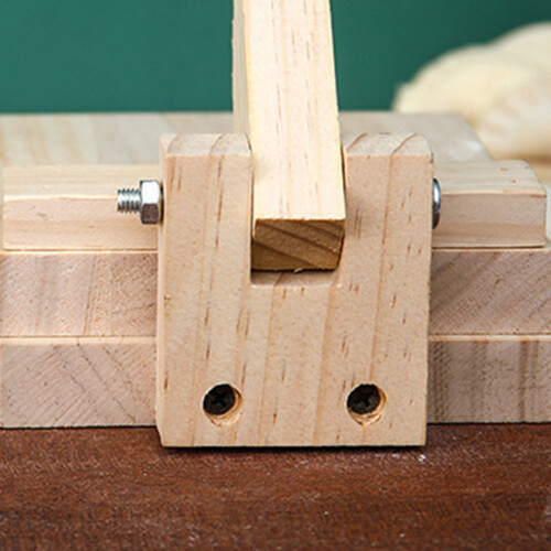 Wooden Tortilla Paste Press Manual Dumpling Presser Pizza Maker Baking 2