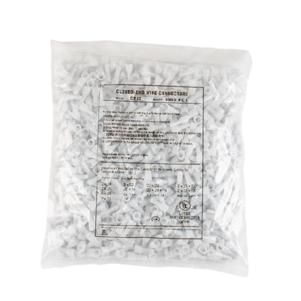 1000 Pcs Electrical Wire Crimp Terminals Quick Splice Cable Connectors 6902695864049