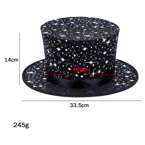 Folding spring hat Props Magician Costume cloth Xmas Star 1