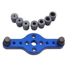 2-10mm Sel Centering Doweling Jig Set Wood Hole Locator Blue