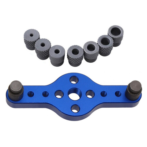 2-10mm Sel Centering Doweling Jig Set Wood Hole Locator Blue