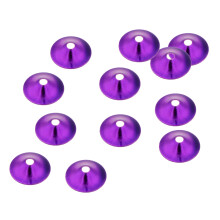 12pcs Brass Turbo Cone Disc Heads Fly Tying Materials for Tube Flies P