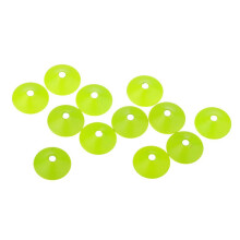 12pcs Brass Turbo Cone Heads Fly Tying Materials for Tube Flies Green