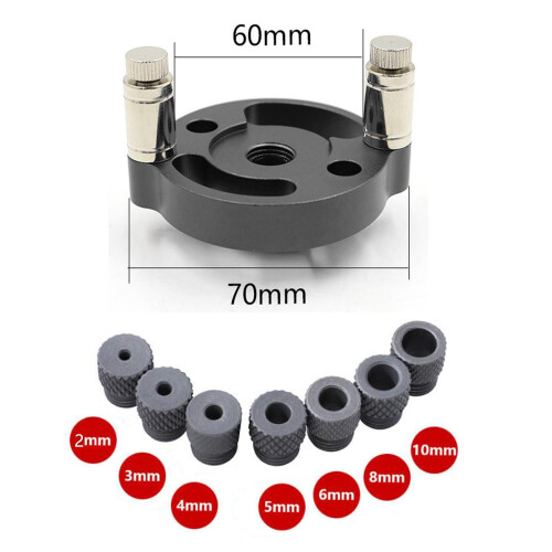 2-10mm Self-Centering Doweling Jig Set Vertical Hole Puncher Locator B 1
