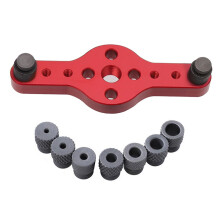 2-10mm Sel Centering Doweling Jig Set Wood Hole Locator Red