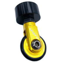 Alloy Folding Bike Easy Wheel 33.9mm Seatpost Saddle Tube EZ Wheel Rol
