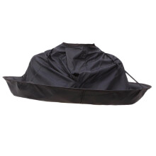 Pro Hair Cutting Cape Hair Catcher Hairdressing Umbrella Cloak Kit Bla