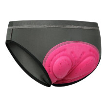 Women's 3D Padded Cycling Underwear Shorts Breathable Shorts M Grey