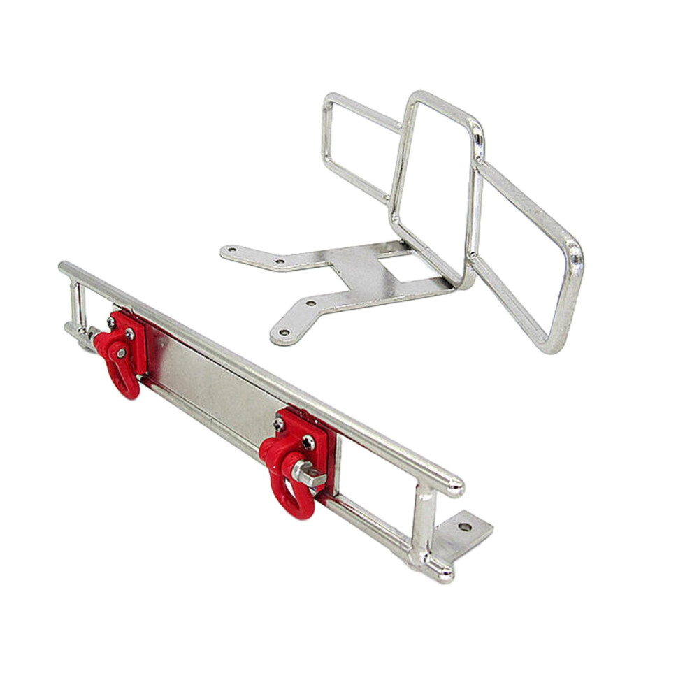 Car Front Rear Bumper Anti-Collision Mount For Wpl D12 1/10 Rc Silver 6902696365187