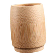 Natural Bamboo Drinking Cup Beer Juice Mug Cup Wooden Tea Cup Sake Cup
