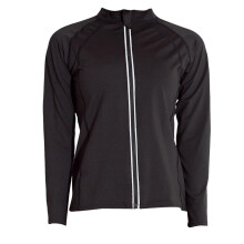Women Sauna Suit Jacket Sweat Shirt Tops Tracksuit Reflective Zip 3XL