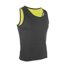 Mens Sport Sauna Vest Sweat Shirt Body Shaper Fat Burner Waist Trainer