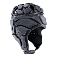 Rugby Helmet Headgear Scrum Cap Hockey Head Protector Protect Hat Blac