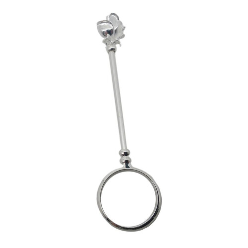 Smoking Cigarette Finger Ring Smoker Cigarette Hand Holder M Silver 2
