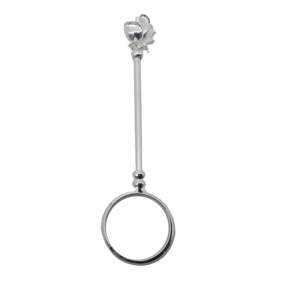 Silver Smoking Cigarette Finger Ring Smoker Cigarette Hand Holder S
