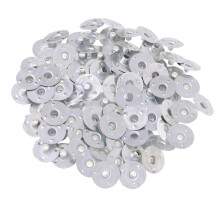 200 Pieces Metal Candle Wick Sustainers Tabs Base Candle Making 14x3mm
