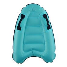 Portable Inflatable Surf Body Board with Handle Swimming Floating Mat