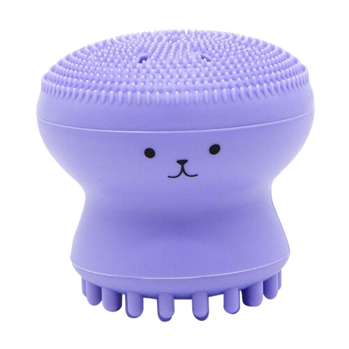 Octopus Cute Silicone Face Brush for Massage Remove Scrub Deep Cleansi