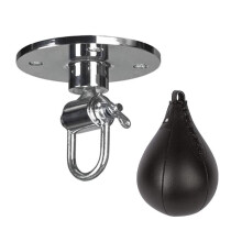 PU Boxing Speed Ball MMA Dodge Punch Bag Workout Striking Speedbag Bla