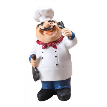 Resin Chef Kitchen Decor Table Centerpiece Figurine Home Collectible S
