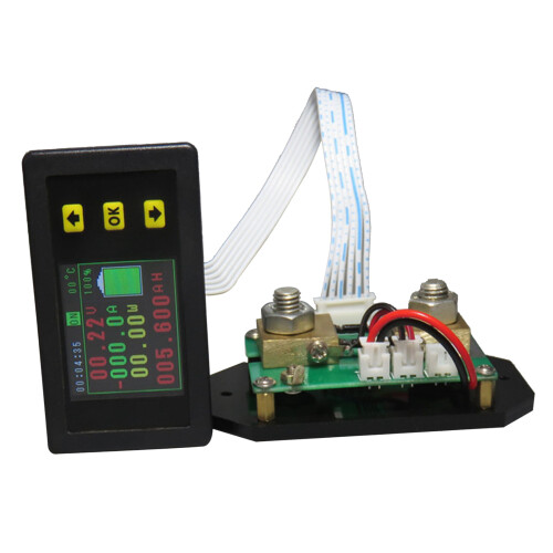 Digital Combo Meter LCD Watt Power Voltage Current Car Battery 500V 20 1
