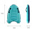 Portable Inflatable Surf Body Board with Handle Swimming Floating Mat 2