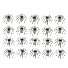 20pcs 12points 14points Shrimp Nickel Squid Hooks F