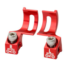 Bike Brake Level Triggers Shifter Adapter Shift Mount Clamp Red Left R