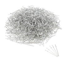 1000 PACK DOME HEAD RIVETS OPEN 2.4mm