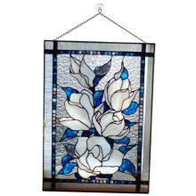 Decorative Stained Rectangle Window Panel Pendant Wall Decoration