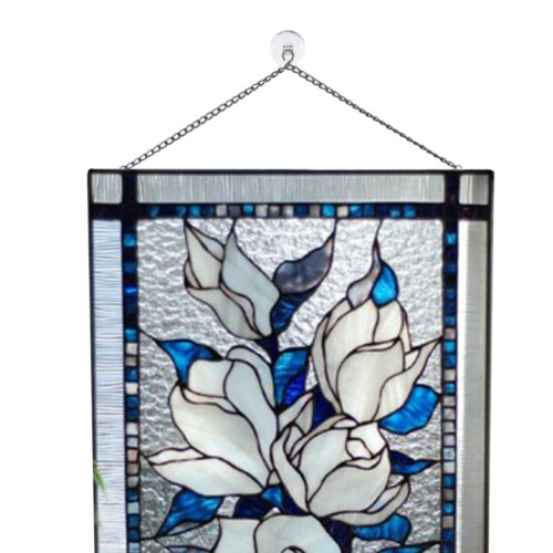 Decorative Stained Rectangle Window Panel Pendant Wall Decoration 2