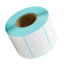 500 Pieces 70x50mm Blank White Thermal Adhesive Sticky Adress Printer