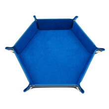 Foldable Dice Tray Hexagon Rolling Tray Holder Dice Game Party Casino