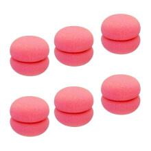 Pack of 6pcs High-Elastic Sponge Hair Curler Ball Rollers Hair Curling