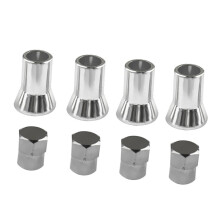 4 Sets TPMS Tire Valve Stem Caps & Sleeve Cover for American Cars and