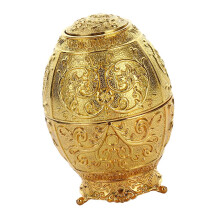 Push Style Retro Automatic Toothpick Holder Dispenser Container Golden