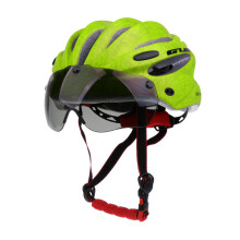 MTB Bike Road Bicycle Cycling Safety Cap with Visor Fluorescent Green