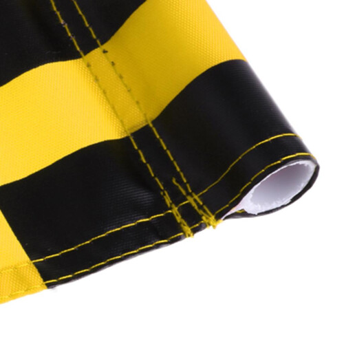 Golf Practicing Training Nylon Putting Green Chequered Flag  Yellow+Bl 2