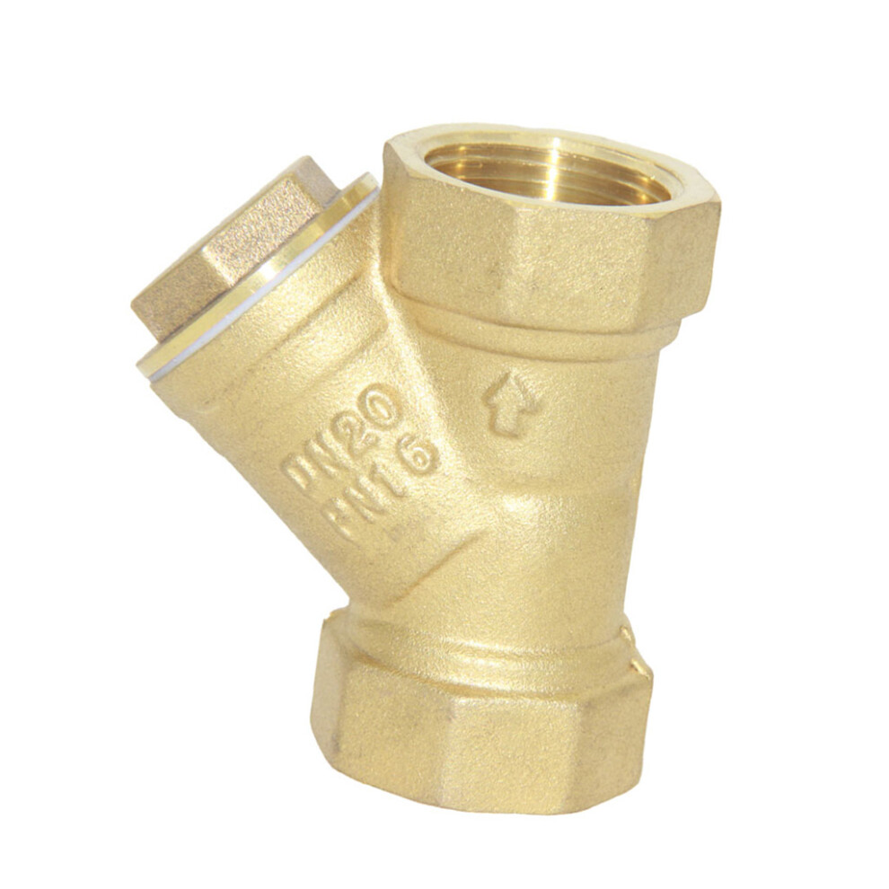 Brass Filter Valve Y Type Strainer Valve Hose Tube Connector Dn20 6902696611321