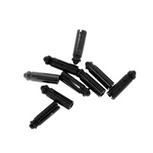 Set of 9 Pieces Anodised Aluminum Dart Flight Savers / Protectors Blac
