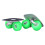 Roller Road Drift Skates Plate Outdoor Split Skateboard Solid Green Wh 1