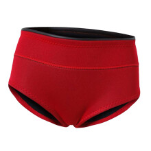 Women Wetsuit 1.5mm Neoprene Diving Snorkel Brief Underwear Shorts Red