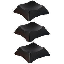 3x Black Ball Display Stand Storage Rack Bracket Support Base Base Spo