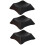 3x Black Ball Display Stand Storage Rack Bracket Support Base Base Spo 1