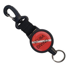 Stretchable Diving Webbing Hook Lanyard Fin Mask Gear Clip Nylon