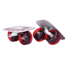 Roller Road Drift Skates Plate Outdoor Split Skateboard Red Black Whee