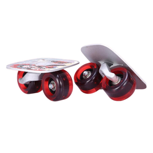 Roller Road Drift Skates Plate Outdoor Split Skateboard Red Black Whee