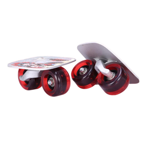 Roller Road Drift Skates Plate Outdoor Split Skateboard Red Black Whee 1