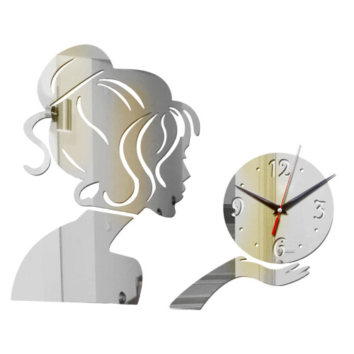 Modern Wall Clock 3D DIY Sticker Creative Wall Clock for Home Decorati 1